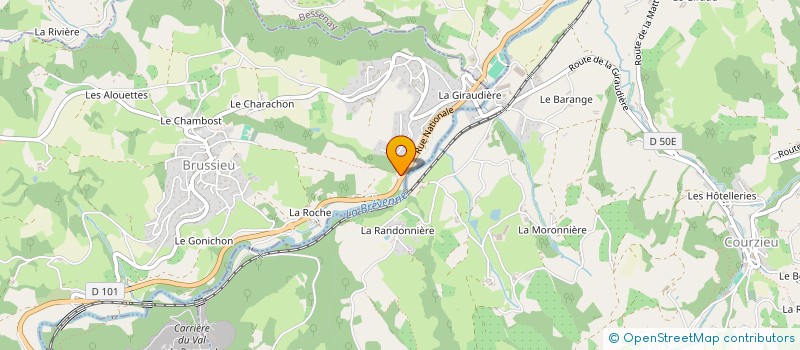 localisation de l'entreprise 982 581 084   BRUSSIEU