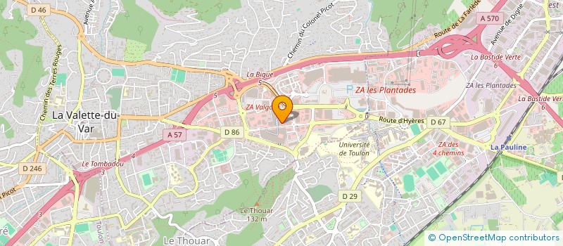 localisation de l'entreprise 982 628 117 à LA VALETTE-DU-VAR