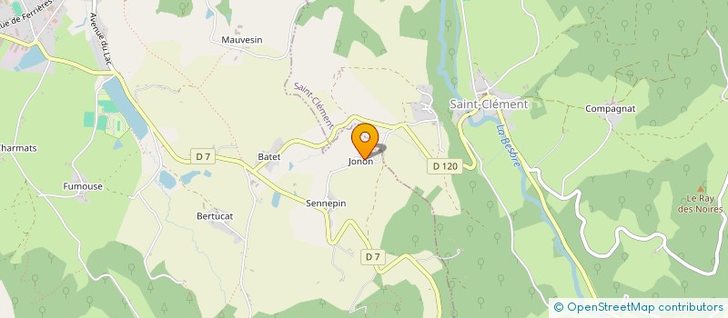 localisation de l'entreprise 982 635 229   LE MAYET-DE-MONTAGNE