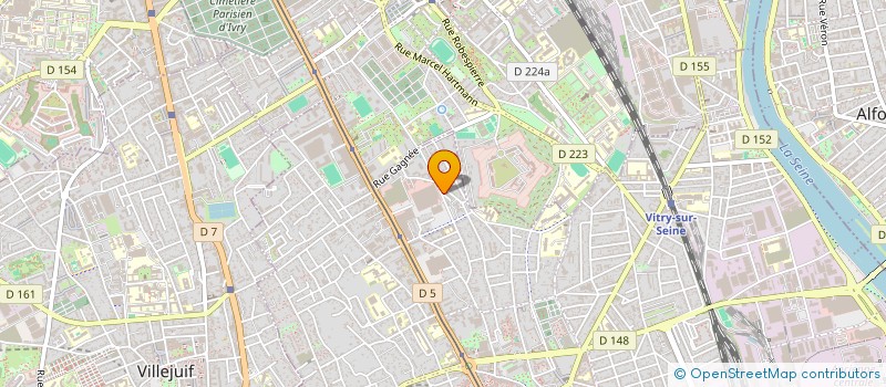 localisation de l'entreprise 982 705 725  à VITRY-SUR-SEINE