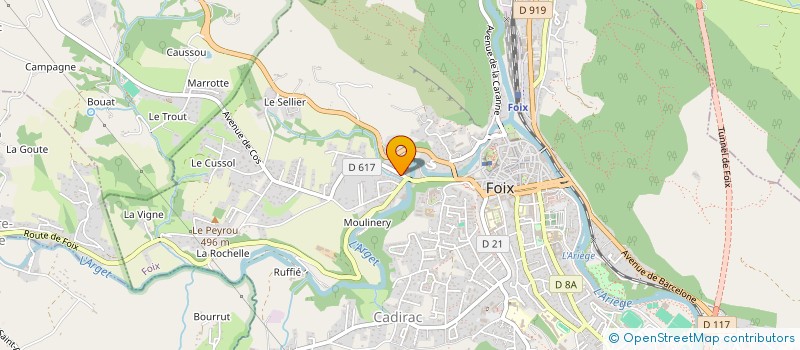 localisation de l'entreprise 982 734 501 à FOIX