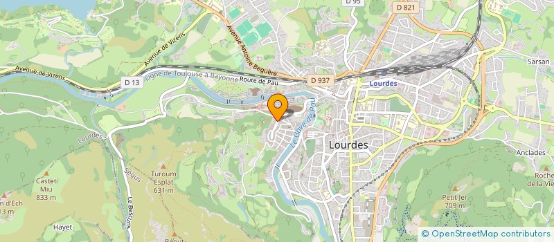 localisation de l'entreprise 982 780 637   LOURDES