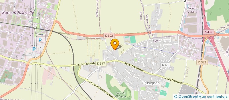 localisation de l'entreprise 982 814 295   PUSIGNAN