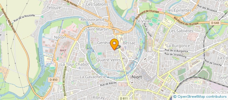 localisation de l'entreprise 982 845 307 à NIORT