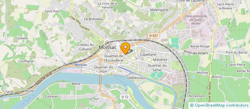 localisation de l'entreprise 982 848 533   MOISSAC