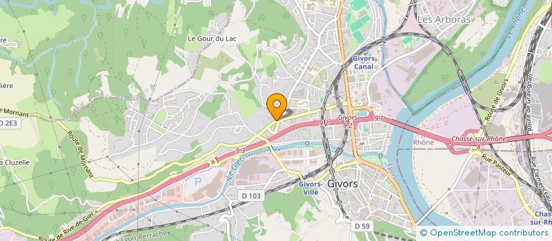 localisation de l'entreprise 982 850 802   GIVORS