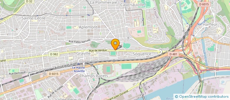 localisation de l'entreprise 982 888 372   LE HAVRE