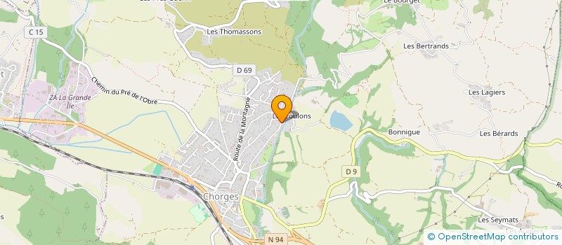 localisation de l'entreprise 982 914 095 à CHORGES