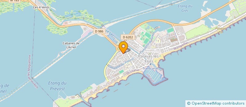 localisation de l'entreprise 982 949 695  à PALAVAS-LES-FLOTS