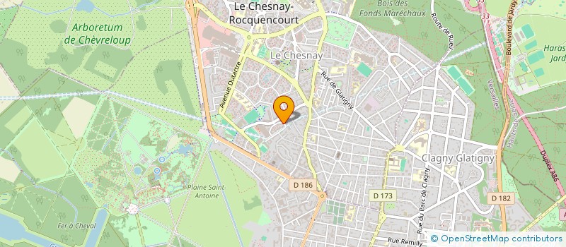 localisation de l'entreprise 982 979 817   LE CHESNAY-ROCQUENCOURT