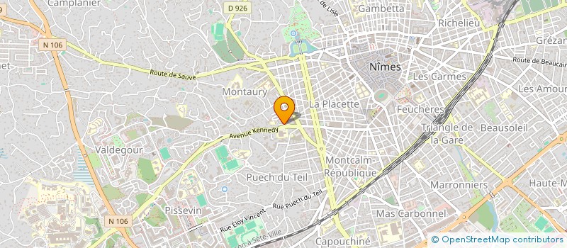 localisation de l'entreprise 983 033 457   NIMES