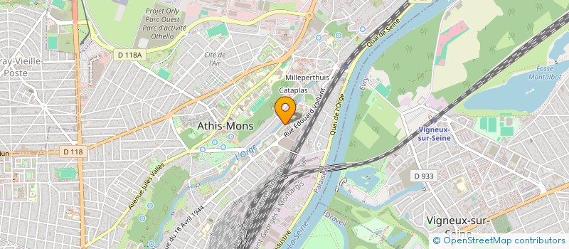 localisation de l'entreprise 983 103 789 à ATHIS-MONS