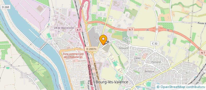 localisation de l'entreprise 983 131 269 à BOURG-LES-VALENCE