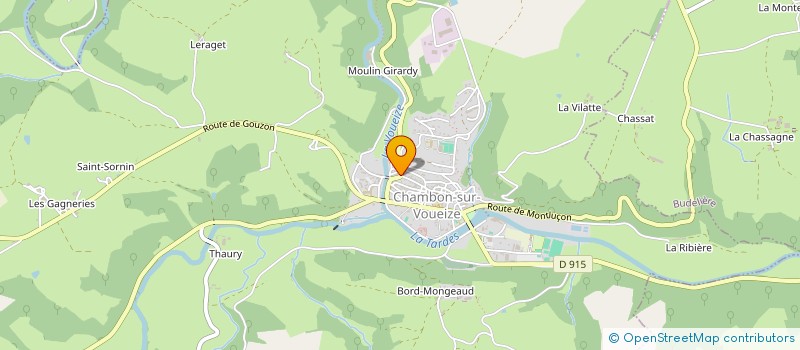 localisation de l'entreprise 983 191 461   CHAMBON-SUR-VOUEIZE