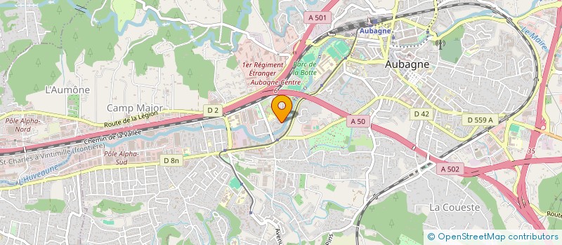 localisation de l'entreprise 983 229 766   AUBAGNE