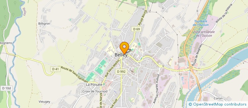 localisation de l'entreprise 983 236 456 à BELLEY