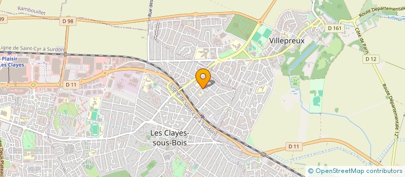 localisation de l'entreprise 983 276 395   LES CLAYES-SOUS-BOIS