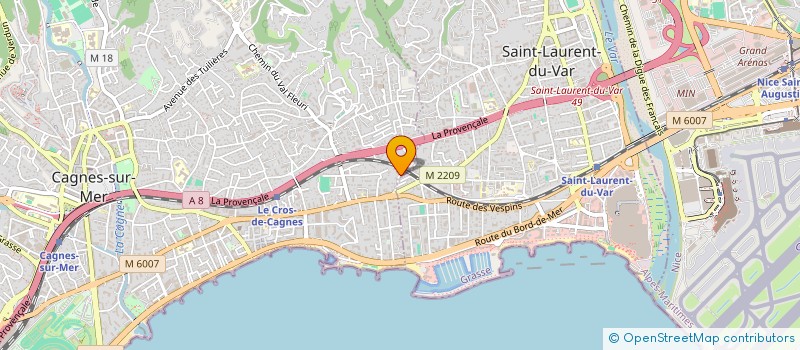 localisation de l'entreprise 983 284 225 à CAGNES-SUR-MER