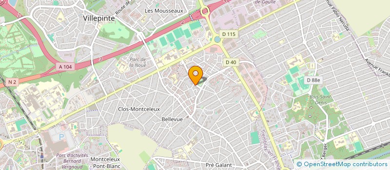 localisation de l'entreprise 983 293 143 à VILLEPINTE