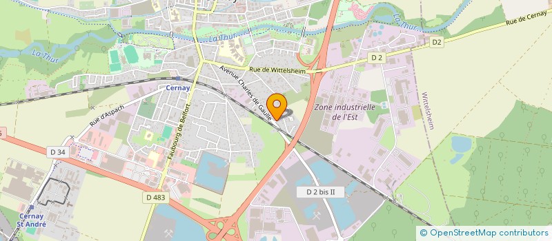 localisation de l'entreprise 983 302 308   CERNAY