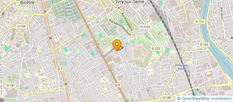 localisation de l'entreprise 983 310 608  à VITRY-SUR-SEINE