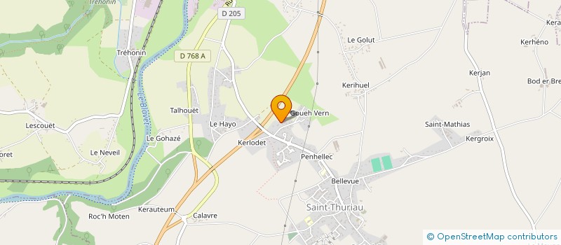 localisation de l'entreprise 983 336 728   SAINT-THURIAU