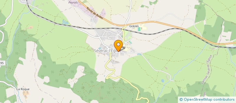 localisation de l'entreprise 983 561 291   LAISSAC-SEVERAC L'EGLISE
