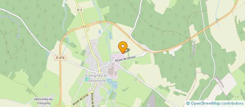 localisation de l'entreprise 983 562 455   FRETIGNEY-ET-VELLOREILLE