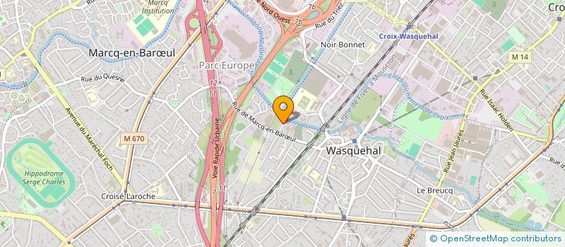 localisation de l'entreprise 983 605 833   WASQUEHAL