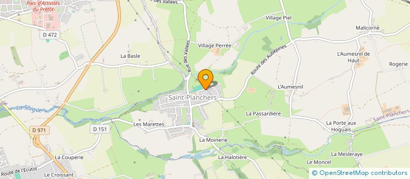 localisation de l'entreprise 983 632 068   SAINT-PLANCHERS