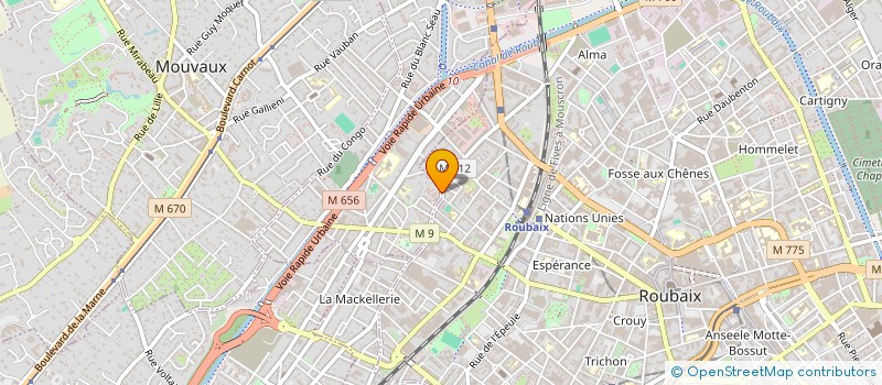 localisation de l'entreprise 983 721 754   TOURCOING