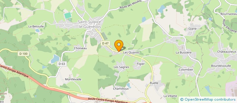 localisation de l'entreprise 983 742 701   SAINT-SULPICE-LE-GUERETOIS