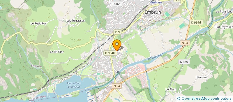 localisation de l'entreprise 983 755 539 à EMBRUN
