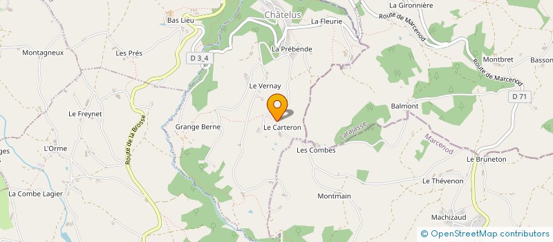 localisation de l'entreprise 983 788 647   CHATELUS