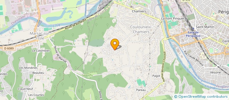 localisation de l'entreprise 983 802 612 à COULOUNIEIX-CHAMIERS