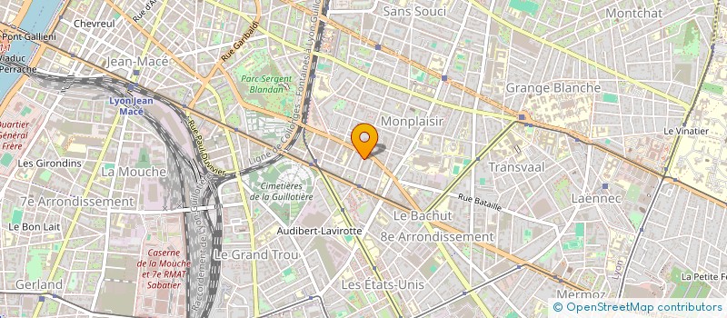 localisation de l'entreprise 983 828 302   LYON 8EME