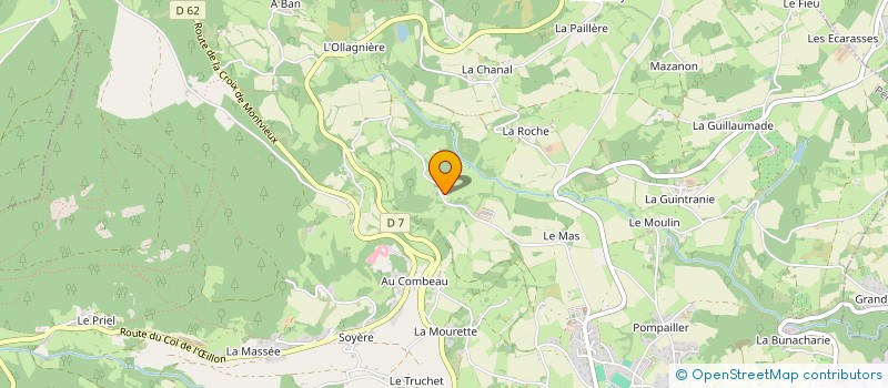 localisation de l'entreprise 983 920 380   PELUSSIN