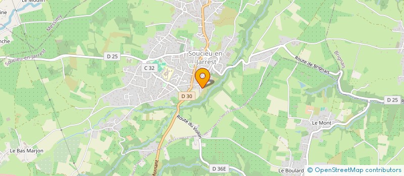 localisation de l'entreprise 983 937 822   SOUCIEU-EN-JARREST