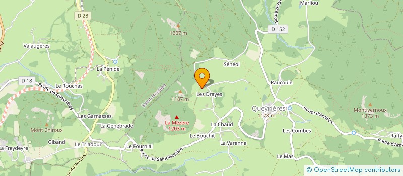 localisation de l'entreprise 984 008 599   QUEYRIERES