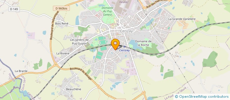 localisation de l'entreprise 984 043 026   CERIZAY