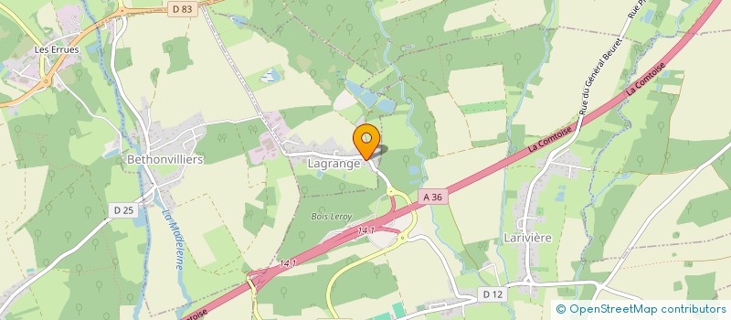 localisation de l'entreprise 984 049 437   LAGRANGE