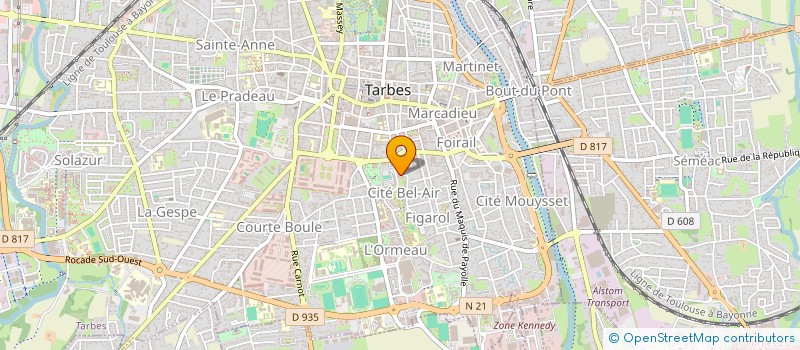 localisation de l'entreprise 984 054 817   TARBES