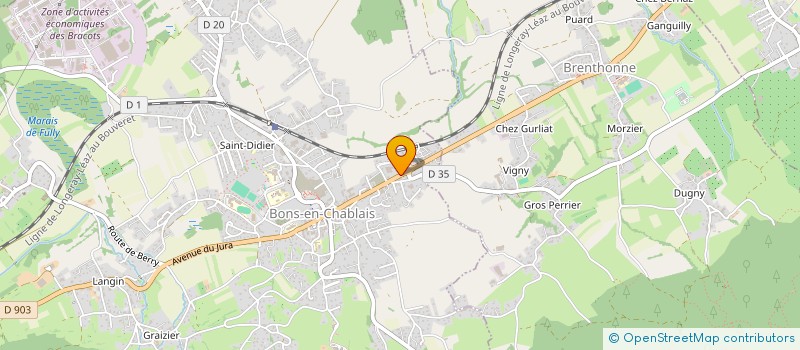 localisation de l'entreprise 984 075 036   BONS-EN-CHABLAIS