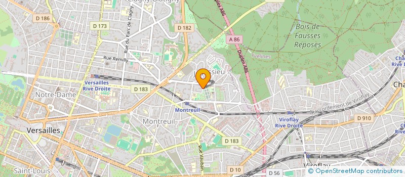 localisation de l'entreprise 984 165 795 à VERSAILLES