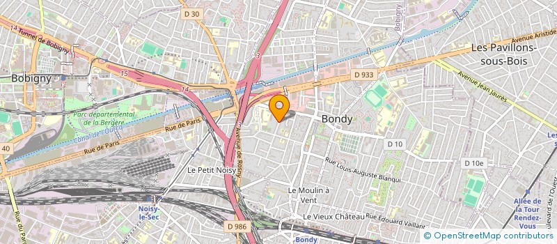 localisation de l'entreprise 984 242 503 à BONDY