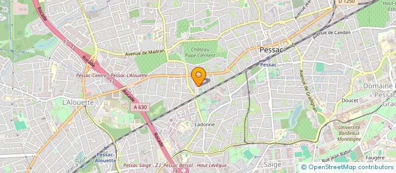 localisation de l'entreprise 984 348 615 à PESSAC