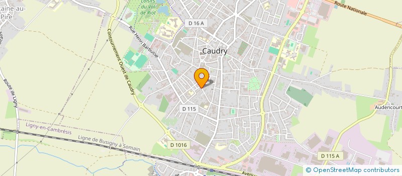 localisation de l'entreprise 984 360 602   CAUDRY