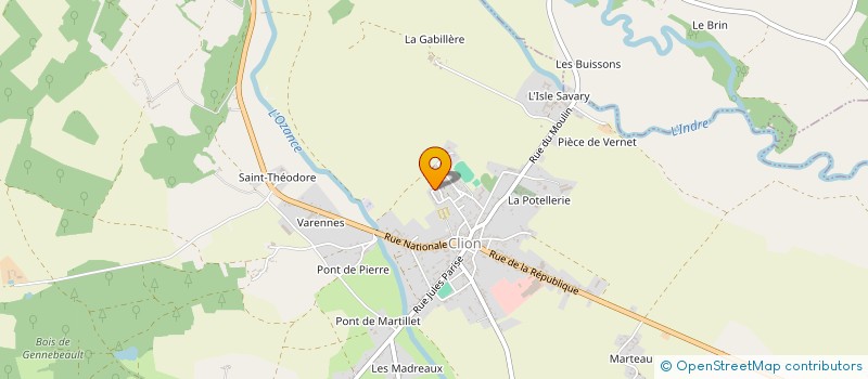 localisation de l'entreprise 984 380 170 à CLION
