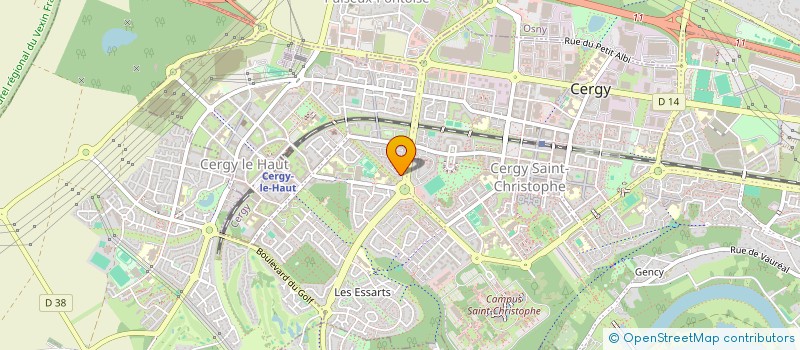 localisation de l'entreprise 984 445 791   CERGY