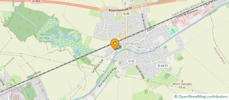 localisation de l'entreprise 984 505 669   COURRIERES